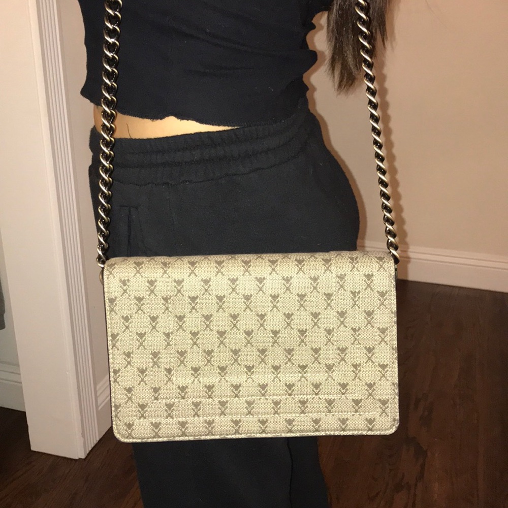 H&M Beige Heart Crossbody Bag